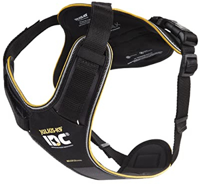 JULIUS K-9 IDC Longwalk Geschirr, Schwarz-Grau, Größe: XL