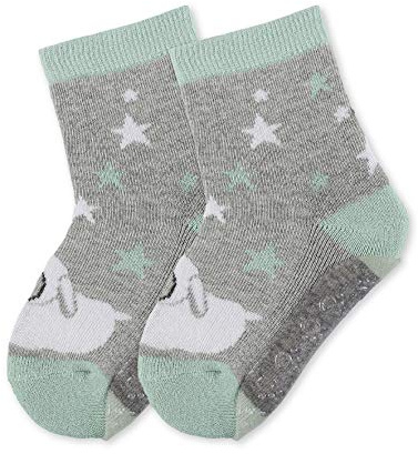 Sterntaler Unisex Baby Fli Fli Air Stanley Socken, Silber Mel., 19-20 EU