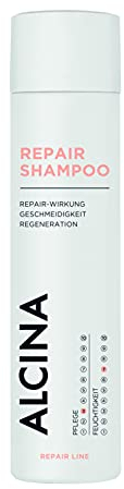 ALCINA Repair-Shampoo - 1 x 250 ml - Regenerierende Pflege mit Repair-Wirkung für trockenes, stumpes oder glanzloses Haar
