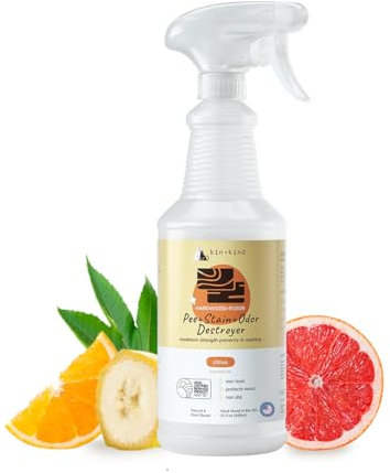 Kin+Kind, Pee + Stain + Odour Destroyer, For Hardwood + Floor, Citrus, 32 fl oz (354 ml)