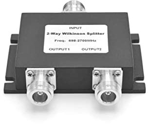 RANGEFUL 2 vías N hembra 50 ohmios WS2W divisor de señal celular para LTE CDMA GSM 3G 4G 5G señales 698~2700MHz para la señal móvil Booster repetidor amplificador
