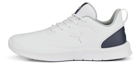 PUMA Women Laguna Fusion Wp Chaussures de golf, Puma White Puma Navy, 41 EU