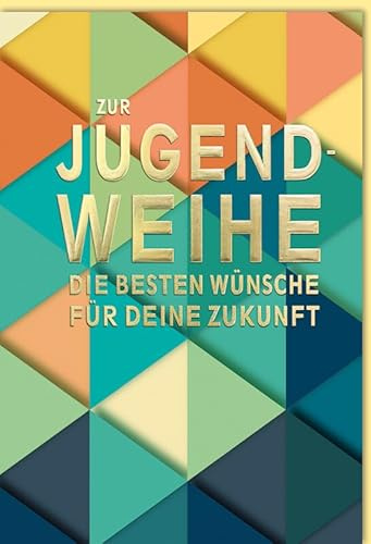 KE - Jugendweihe Glückwunschkarte mit Geldumschlag, B6 Format 176x125mm, inklusive Umschlag, ideal für Mädchen - Motiv: Mädchen