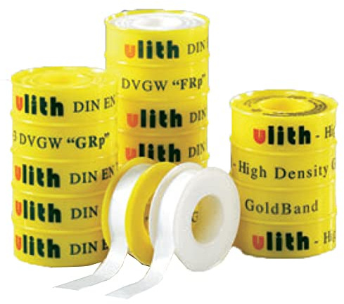 qpool24 WBV PTFE - Gewindedichtband fein und grob – zur problemlosen Abdichtung für nahezu alle Gewindearten und Medien mit Fein- und Grobgewinde (Gewindedichtband FRP)