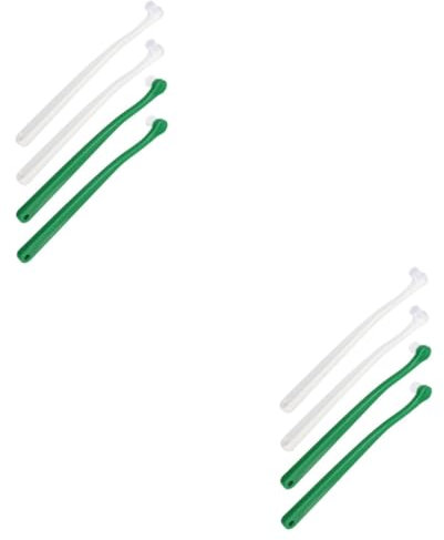 minkissy 8stücke Teiliges Katzenzahnbürste Mit Kleinem Kopf Leichte Handhabung Für Effektive Zahnpflege Von Katzen Und Kleinen Hunden Ergonomisches Design Mundhygiene