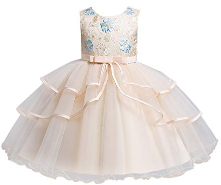Baby Mädchen Kleid Kleinkinder Prinzessin Partykleid Abendkleid Hochzeitskleid Brautjungfer Festkleid Erster Geburtstagskleid Schönheit