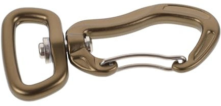 INOOMP Dreieckkarabiner Mit Drehgelenk Aus Aluminium Für Zeltdach-Clips Hundewandergeschirre Wanderleinen Und Schlüsselanhänger Mit º-schwenkfunktion Und Schnellverschluss Für Camping Und