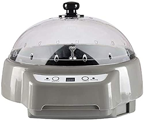 Kaffeebohnen-Röstmaschine Kaffeeröster Für Den Haushalt Temperatur Einstellbar Elektrische Kaffee-Backmaschine Trockner Für Trockenfrüchte Und Körner(Gray)