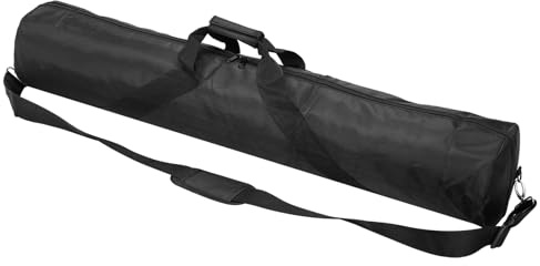 PATIKIL Étui de Transport pour Trépied, 39,4 x 7,1 en Tissu Oxford Robuste Rembourré avec Sangles d'Épaule Réglables et Poignées pour Pieds Légers, Parapluies, Trépieds, Noir