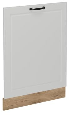 Vicco Pannello frontale della lavastoviglie R-Line, Bianco casa di campagna, 60 cm senza piano di lavoro