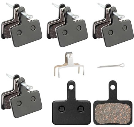 Bremsbeläge Fahrrad 5 Paar Set Kompatibel mit Shimano B01S Resin und Tektro,MTB Bremsbeläge,Scheibenbremse Beläge für MTB und Fahrrad,Bremsklötze Fahrrad für Shimano BR-MT200 MT400 MT500 M515 M465