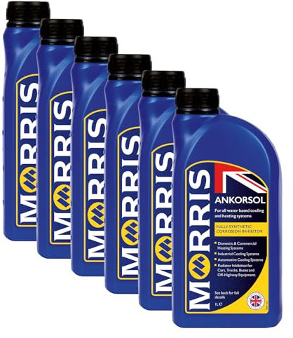 Morris Anti Corrosion Fluid Inhibitor - Central Heating & Automotive 6x1L