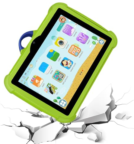 Generico Tablet PC 7 Pollici | Mini Tablet | Schermo 91% Rapporto | Doppia Fotocamera AR200 Anti Blocco | 8GB Memoria con Processore 1,33GHz per Studio Film