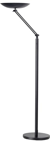 Unilux LED Deckenfluter Varialux, schwarz [Energieklasse E]