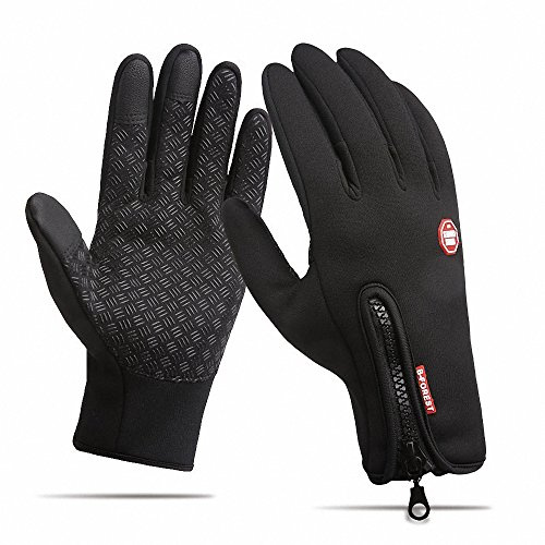 Aileese Anti-slip Motorcycle Winter Warm Outdoor Sports Hiking Cycling Men Women Full Finger Touch Screen Gloves