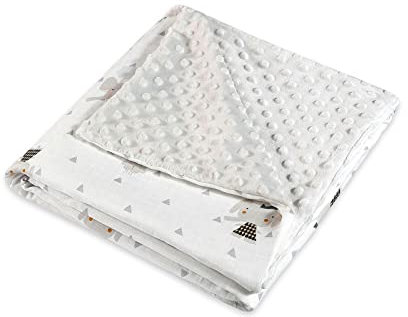 SONARIN Manta para Bebés 110x158cm,Algodón Cobijas para Bebes Cálida Doble Cara Manta para Recién Nacidos Mantitas para Bebes Niña y Niño Suave y Confortable para Cuna Cochecito(Elefante Gris)