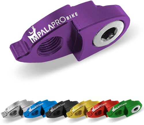 IMPALAPRO Bike Fahrrad Schaltwerk Link Hanger Extender - Schaltauge für Mountainbike - Schalthaken-Verlängerung - Derailleur Hanger - Schaltwerk Adapter - Fahrrad Hanger Extender (Violett)