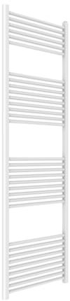 Kiamami Valentina Scaldasalviette Idraulico Bagno 60x180 in Acciaio Bianco