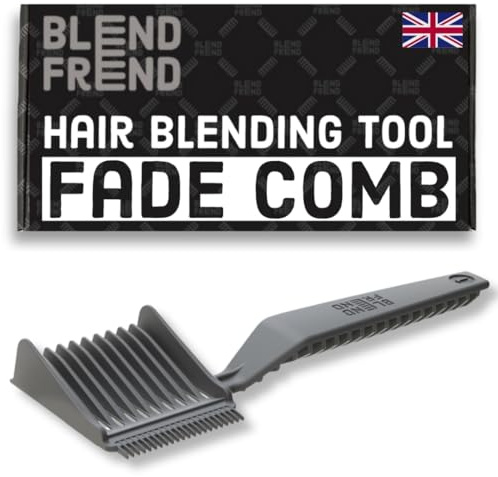 Blend Frend Original-Haarschneidekamm für Linkshänder, Güteklasse 1 (3 mm), perfekter Mischkamm für Heimanwender und Anfänger, passend für alle Haarschneidemarken, hergestellt in Großbritannien
