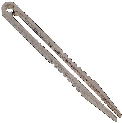Veemoon Titanium Portable Compact Camping Tool Lightweight Outdoor Supplies for Hiking and Survival CNC Machined Clamp