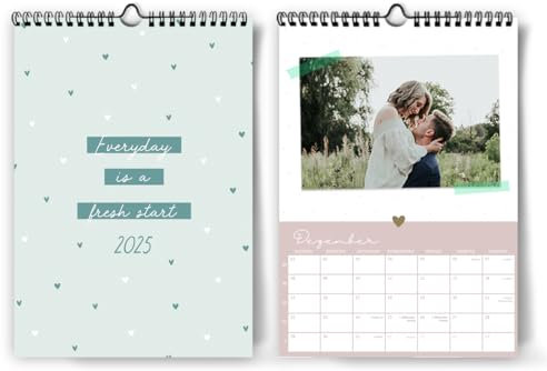 Bastelkalender 2025 zum Selbstgestalten I DIY Fotokalender für Fotos I DIN A4 I Wandkalender zum selber gestalten, Jetzt entdecken und individuell gestalten!