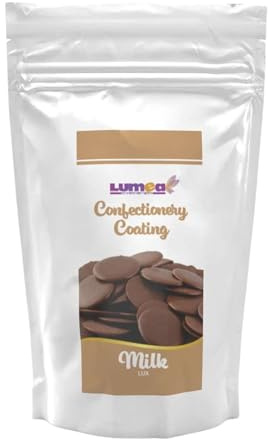 Dekozauber24 Kuvertüre Schokodrops braun, 500g, mit Kakao-Vanille Geschmack, Deco Melts Drops mikrowellengeeignet, für Schokobrunnen, Cake Pops, Torten, Kuchen, Drip oder Glasur