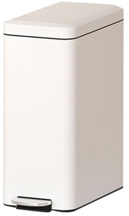 Uposao Poubelle Cuisine 10L, Poubelle à Pédale Poubelle en Acier Inoxydable avec Couvercle Compartiment Désodorisant Poubelle de Cuisine Anti-Odeur pour Salon, Bureau, Salle de Bain