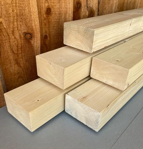 KVH Nsi 8 x 14 cm Fichte gehobelt Kantholz Balken Pfosten Bauholz 160 cm Länge (8 x 14 cm - 160 cm Länge - 4 Stück)