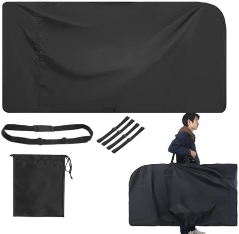 Fahrradträgertasche, zusammenklappbar, Transportkoffer für Transport, große Reisetaschen für Fahrrad, 69,5 cm, leicht, für drinnen und draußen
