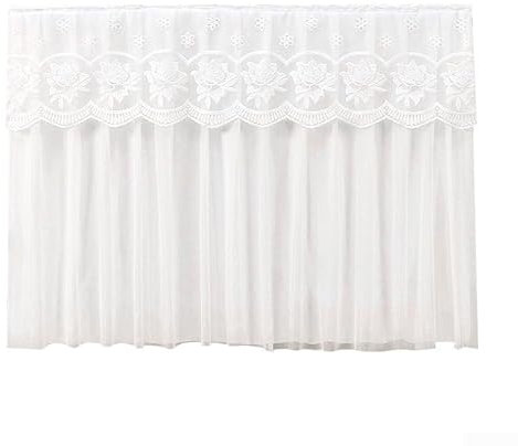 Entgoinggo Radiator Dust Cover, Elegant Lace Radiator Cover Dust Cover, Heating Sheet Dust Cover for Painting & Furniture Decoration, Dustproof,Breathable (150cm)