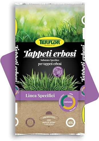 Terriccio Substrato per tappeto erboso Terflor lt 45