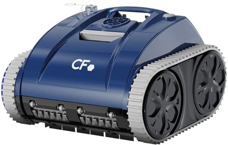 Kabelloser Poolroboter CF 200 CL, für Boden & Wände, Akkubetrieb für bis zu 80m², 1h 50 Min. Reinigungszyklus, energieeffizient, kompakt, wartungsarm, 372 x 360 x 240 mm, 8kg