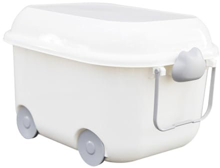 TEMPNAP 1 Caja De Almacenamiento Con Polea Cesta Contenedor Caja De Almacenamiento Carrito Con Ruedas Cesta Plegable Bolsa Para Juguetes Contenedor Con Ruedas Bolsa De Mano De