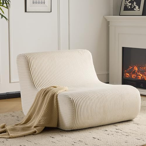 EROMMY Bodensofa,90x100x35cm,Sitzsack mit ergonomischem Design und Cordbezug,Solide HR-Schaumstoff-Unterstützung mit hoher Dichte,Leicht zu bewegen,für Wohnzimmer/Schlafzimmer/Jugendzimmer