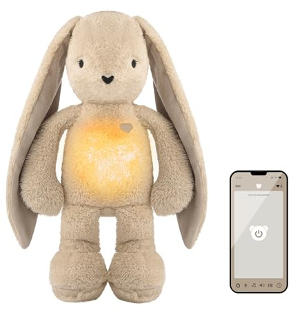 myHummy Bunny beige weißes Rauschen Kuscheltier mit App — Mechanismus & Nachtlicht
