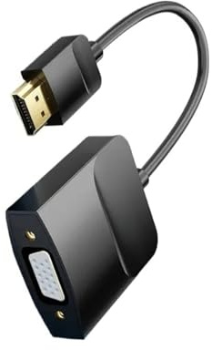 Convertisseur HDMI-VGA HD 1080p, Compatible Vention, Câble Audio Jack 3,5 Mm Mâle-femelle For Xbox/PS4/PC/ordinateur Portable/projecteur(With audioWith power)