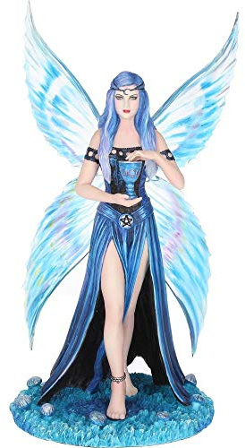 Nemesis Now Enchantment Anne Stokes Figurine en résine Bleu 20,5 cm Taille Unique