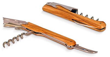 ARTE LEGNO SPELLO SRL Vino Tire-bouchon sommelier en bois d'olive.