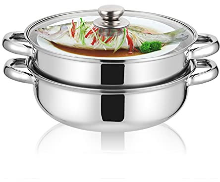 Vaporera, olla de vapor, olla de vapor para utensilios de cocina de acero inoxidable, pan de cocina pan al vapor doméstico