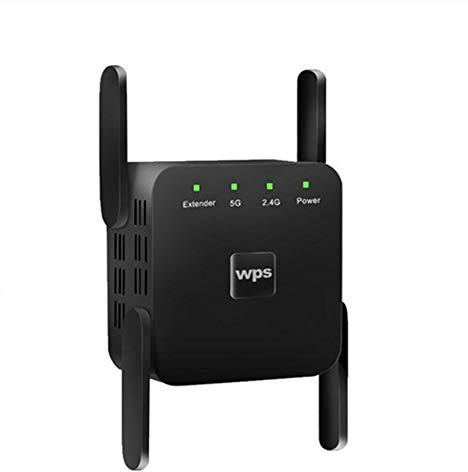 RXDP 2.4G/5G Dual Frequency 1200M Wireless Repeater, WiFi Signal Amplifier Booster, Home Network Range Extender/B