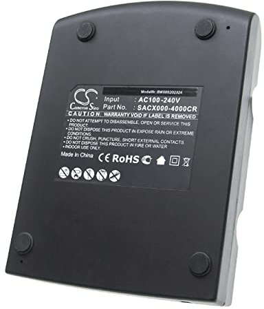 vhbw 4-Fach Ladestation kompatibel mit Symbol MC3090S-IC28HBAQER, MC3090S-IC2MH00GER Mobiler Computer Barcode Scanner - Schwarz