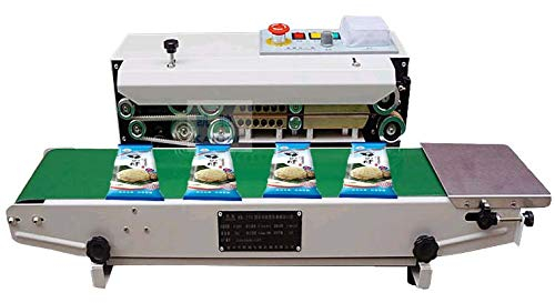 Kolice Commercial Industrial Automatic Continuous Sealing Machine, Horizontal Bag Sealer Machine popsicle sealing machine Plastic Food Grade Packing for PVC Bags Films