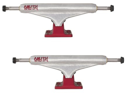 INDEPENDENT Stage 11 Hollow Delfino Skateboard Trucks SIL/Red 144