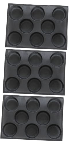 MAGICLULU 3stücke Silikon Backform Für Burger Brötchen Fach Antihaft Brotbackform Hitzebeständig Einfach Zu Reinigen Für Gesunde Backprojekte Der Küche