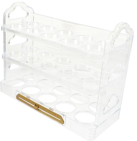 HONMEET Eierbehälter Für Kühlschrank Haushalts-eierregal Organizer-behälter Eieraufbewahrungsbox Küchen-eierhalter Eierbox Kühlschrank-eierhalter Eieraufbewahrungsregal Eierbehälter Eierha