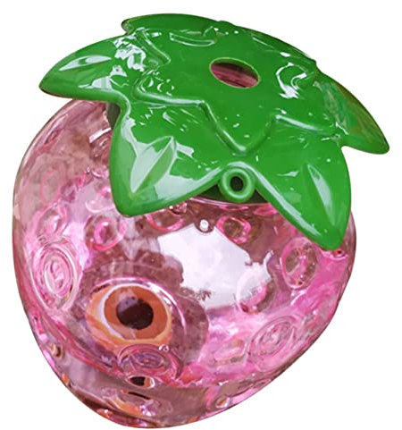 SEWOART 2 Pièces Globes D'arrosage De Jardin Dispositif D'arrosage De Fleurs en Forme De Fraise Dispositif D'égouttement De l'eau Insert De Jardinière à Arrosage Automatique Rose Plastique