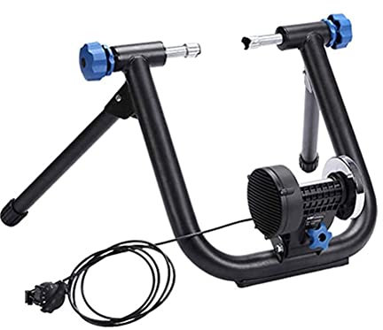 VDLLQYN, Stationärer Fahrradtrainer-Ständer – magnetischer Fahrradtrainer-Roller mit 6-Gang-Stufenverstellung – Rennrad- und Mountainbike-Reittrainer,Fahrradtrainer