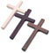 LQIOACU 3 Pezzi Crocifisso da parete, Decorazione in legno regalo di battesimo, Crocifisso da parete moderno, Croce In Legno, Ornamento di Preghiera Regalo, A
