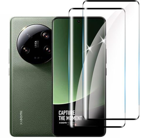 Lyphpe 【2-PACK】 Designed for xiaomi 13 ultra Screen Protector Case Friendly, 3D Curved, Screen Protector Tempered Glass cell Phone Film HD Clear