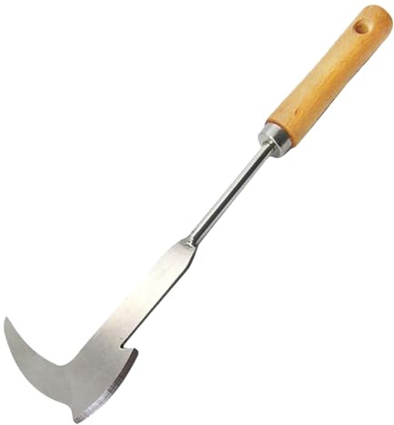 Kustimantu Driveway Crack Weeder, L-Förmiges Unkrautstecher Werkzeug Für Garten, Handwerkzeug Zum Entfernen Von Unkraut Aus Rasen Terrasse Pflasterfugen